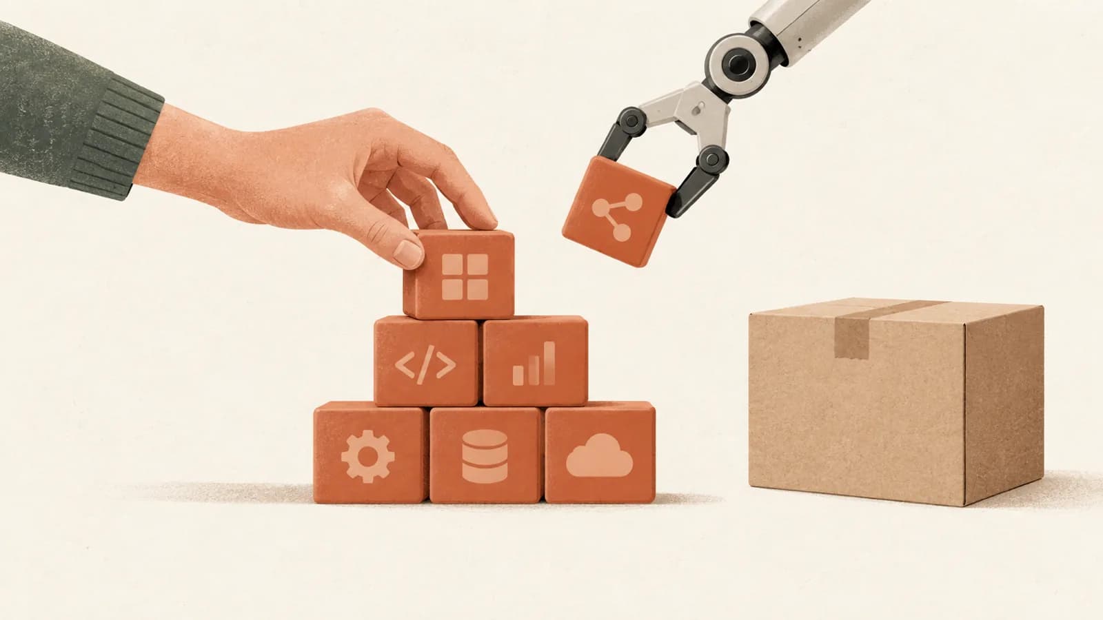 Illustration for Build Instead of Buy Under Agentic Coding
