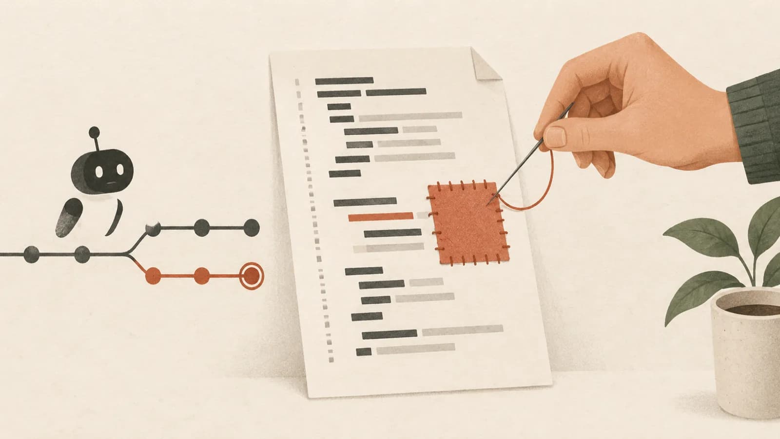 Illustration for Follow-Up Fixes on Agent PRs