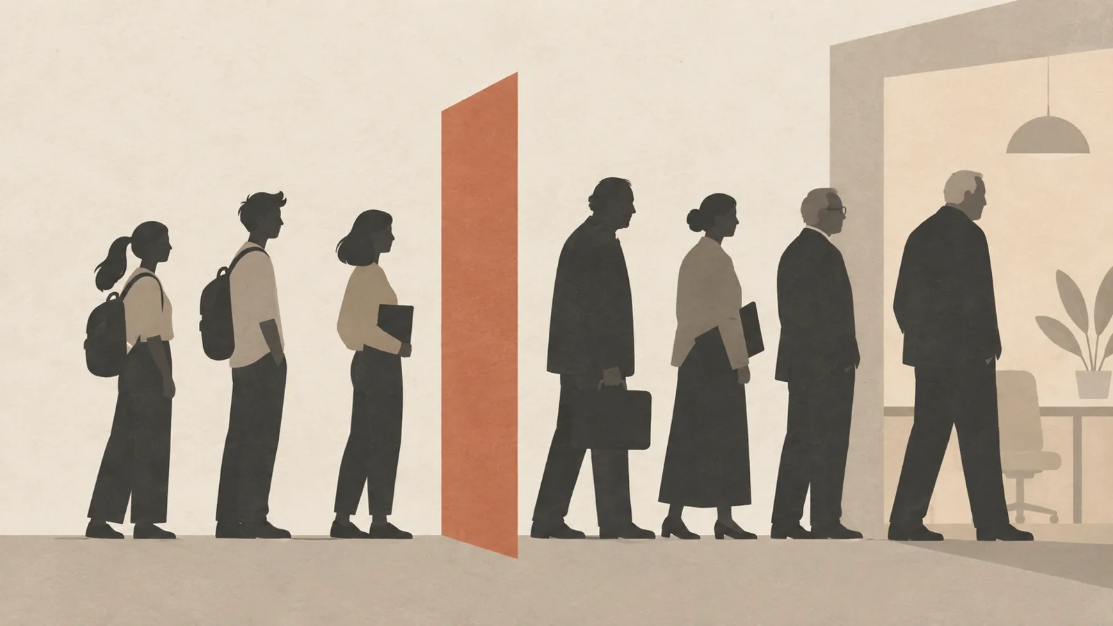 Illustration for Seniority-Biased AI Adoption: The Junior Share at Adopting Firms