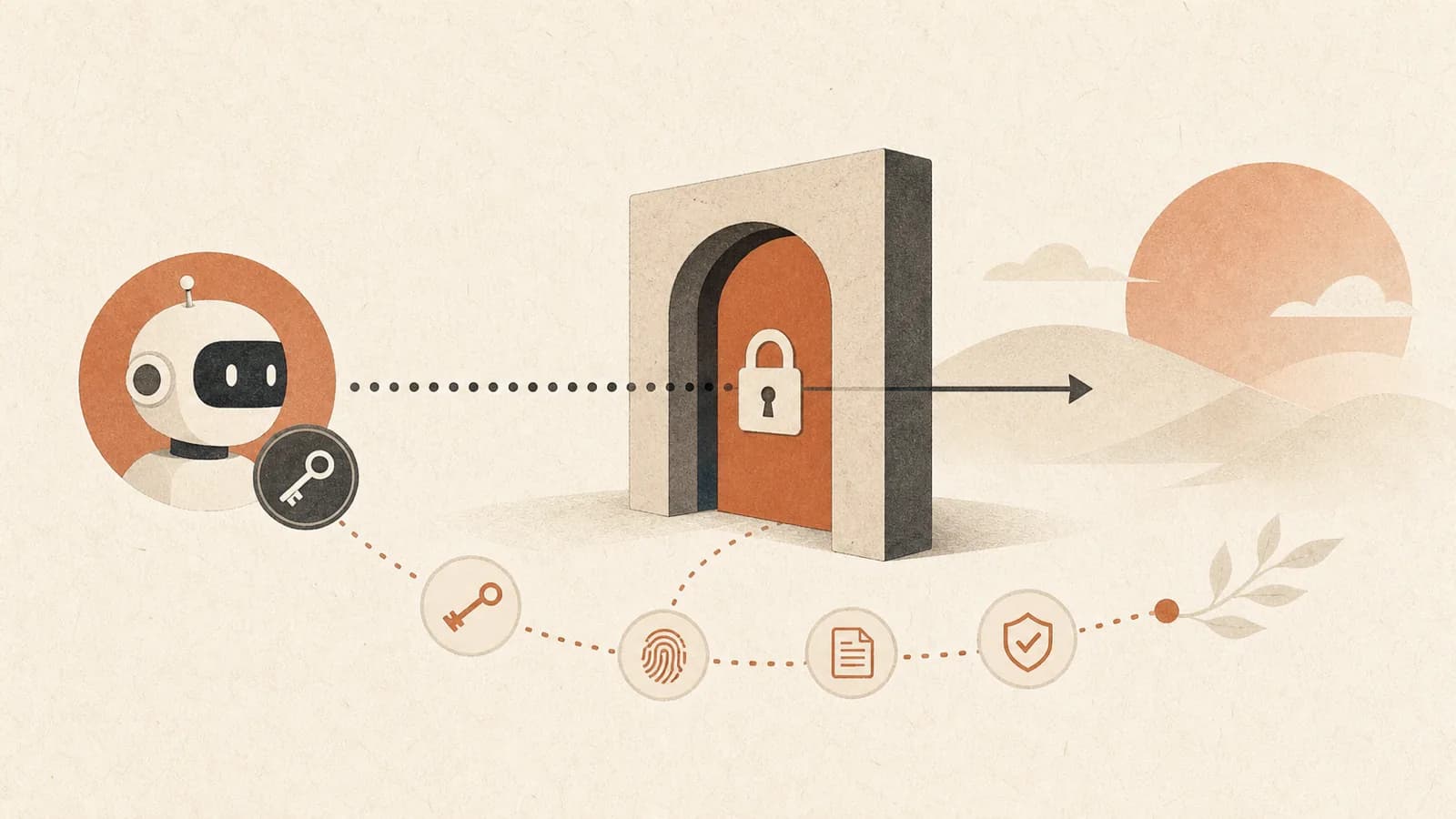 Illustration for Agent Identity and Authentication