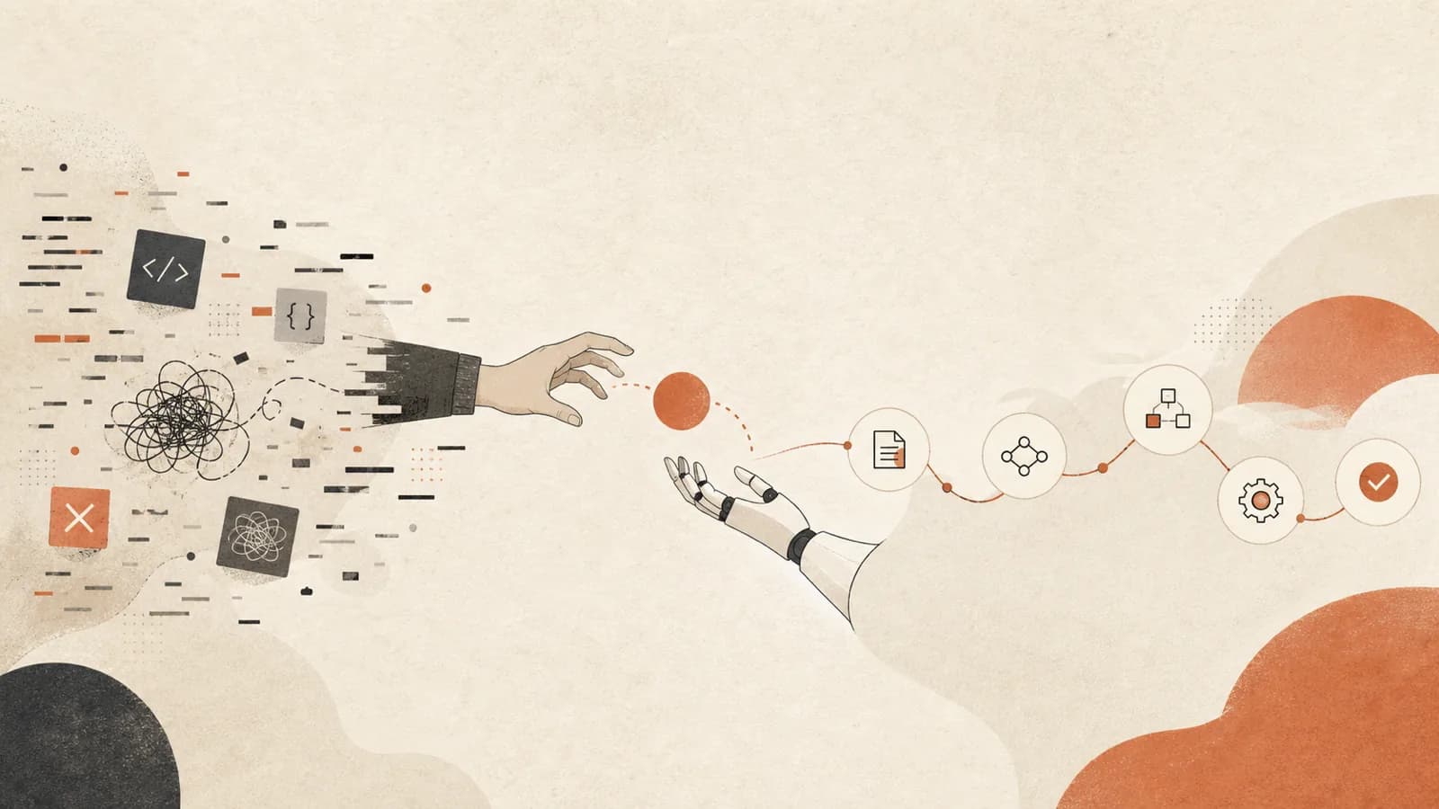 Illustration for Agentic Coding Work-Composition Shift