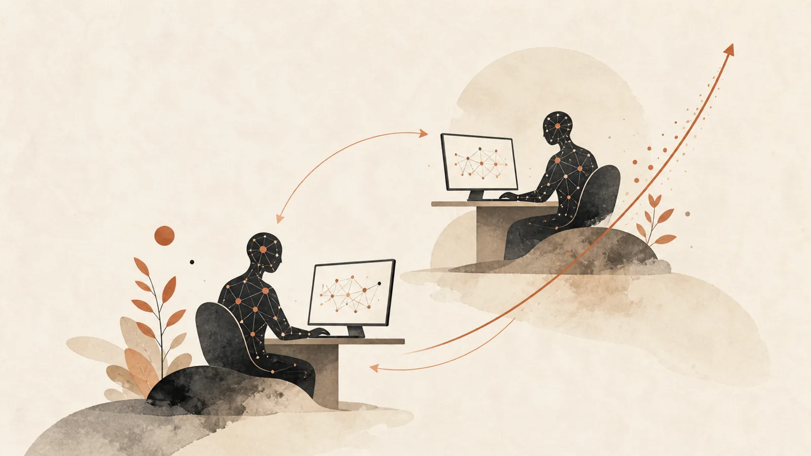 Illustration for AI Accelerating AI Development