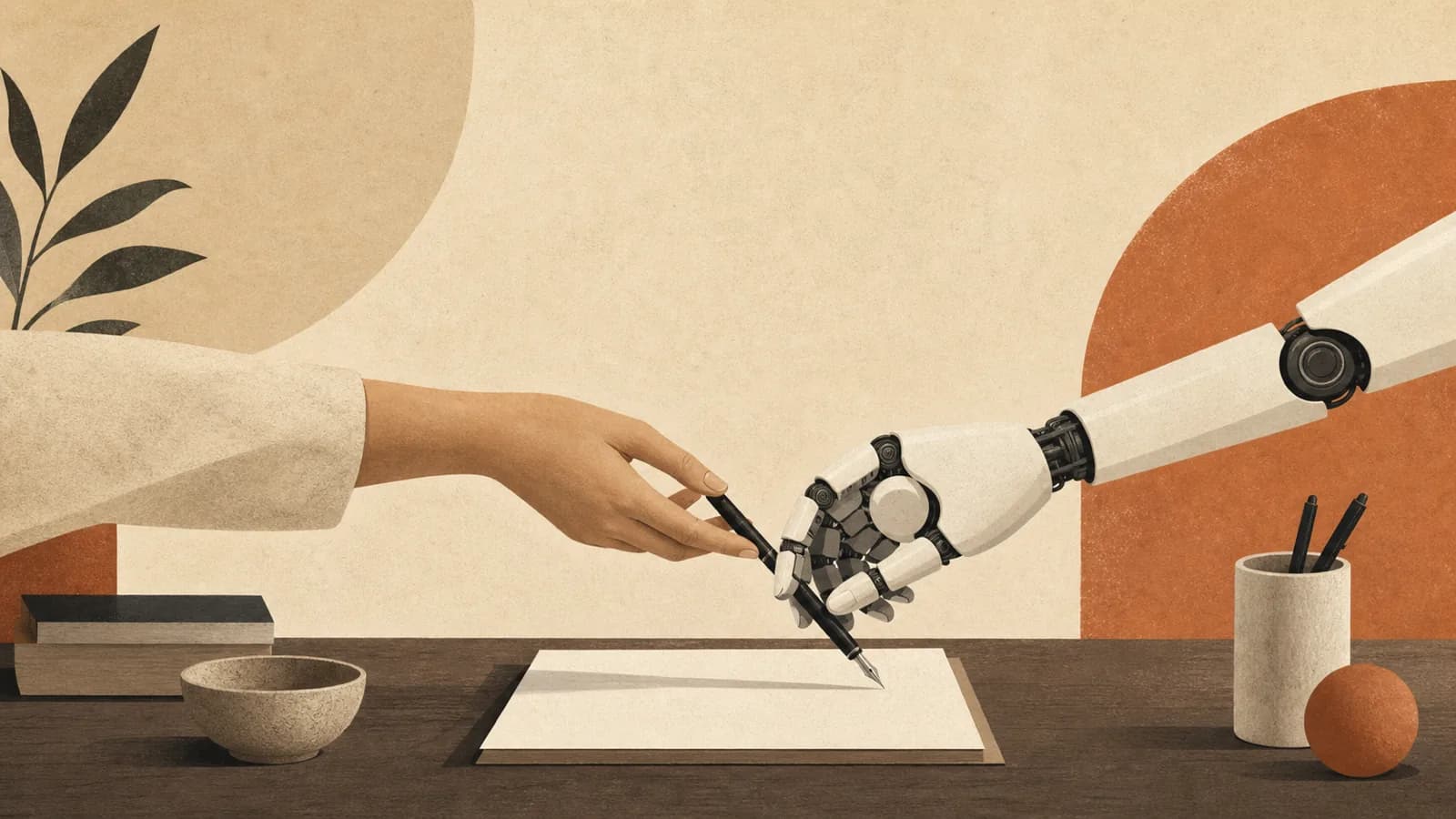 Illustration for AI as Primary Author