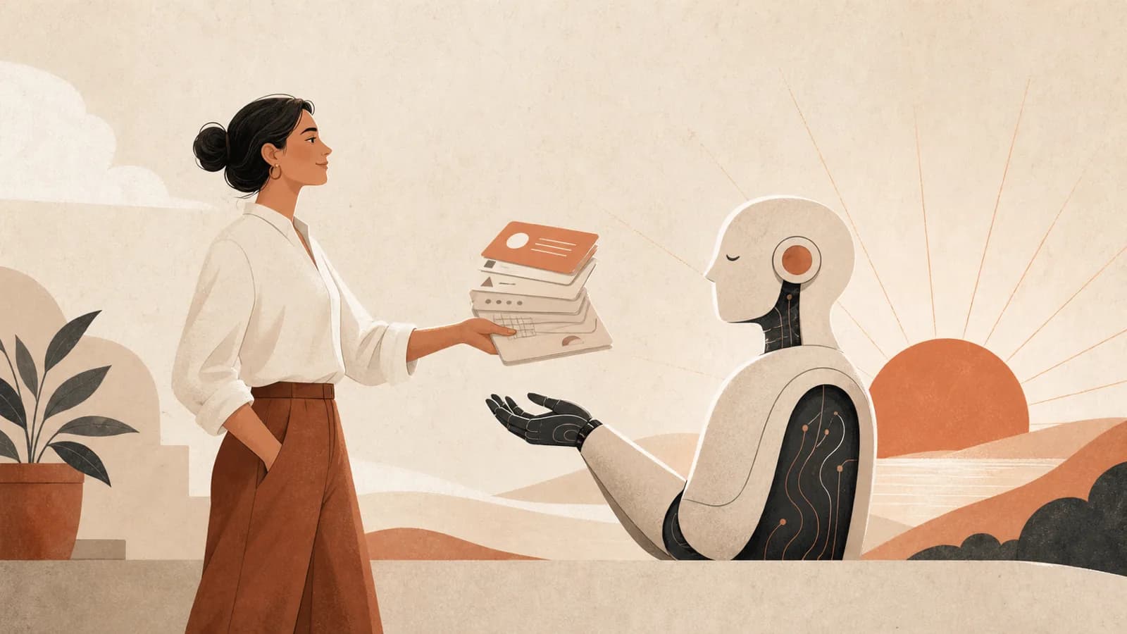 Illustration for The Automation–Optimism Link