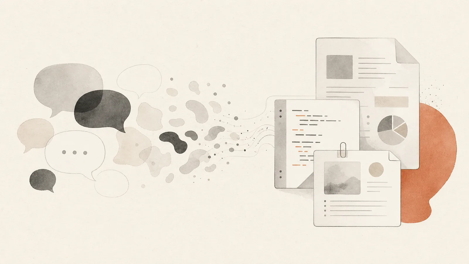 Illustration for Conversation Artifacts