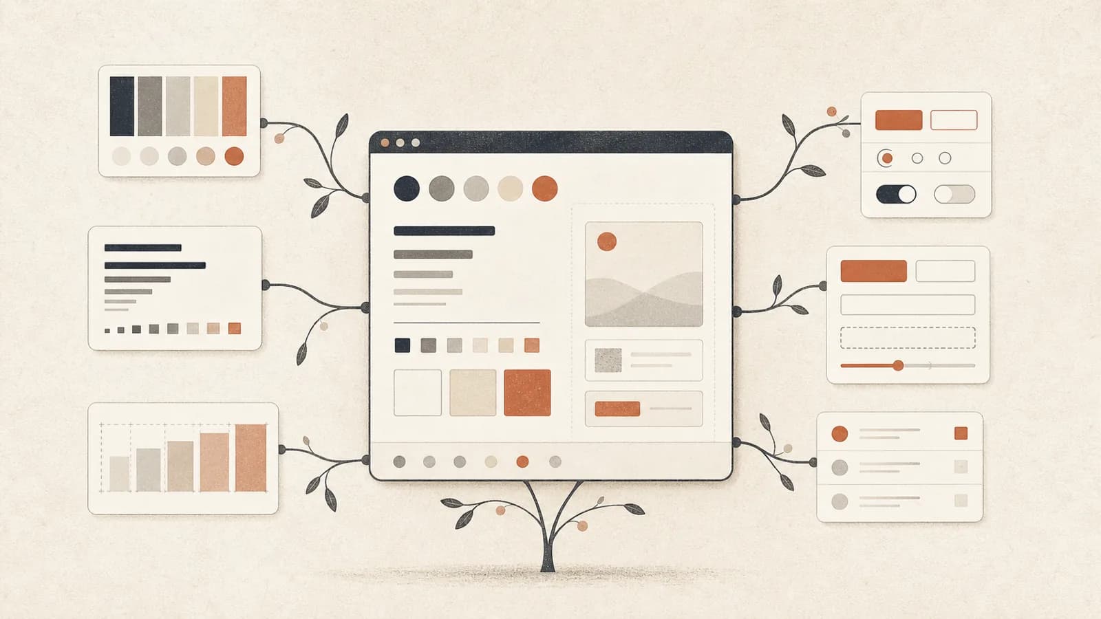 Illustration for Living Design System