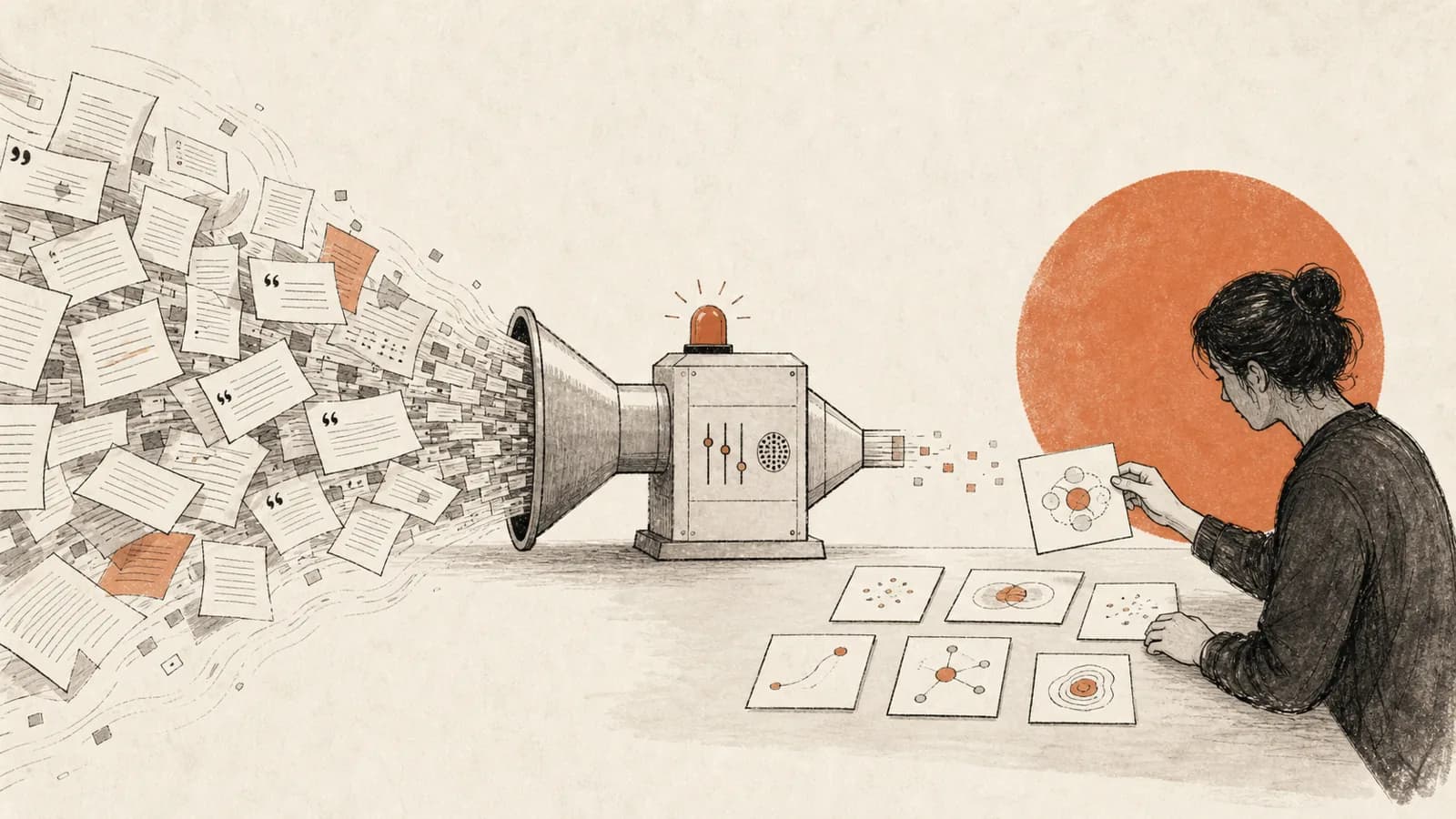 Illustration for LLM-Assisted Grey-Literature Theory Building