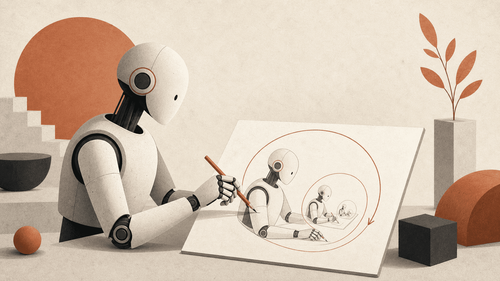 Illustration for Recursive Self-Improvement