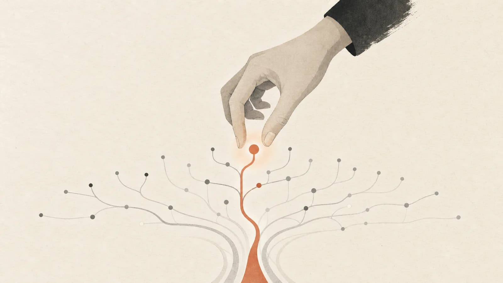 Illustration for Research Taste as the Human Bottleneck