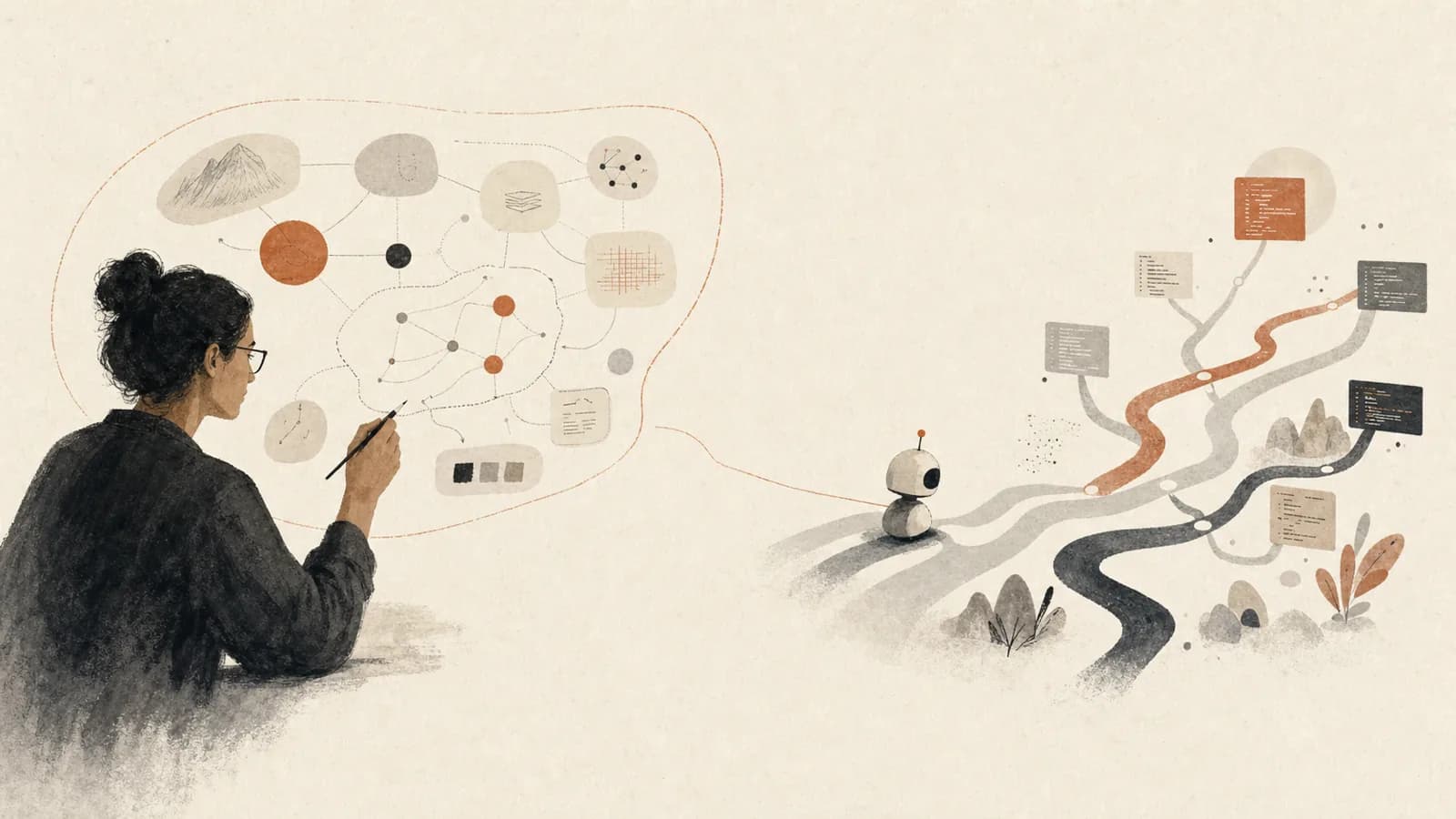 Illustration for Returns to Expertise in Agentic Coding