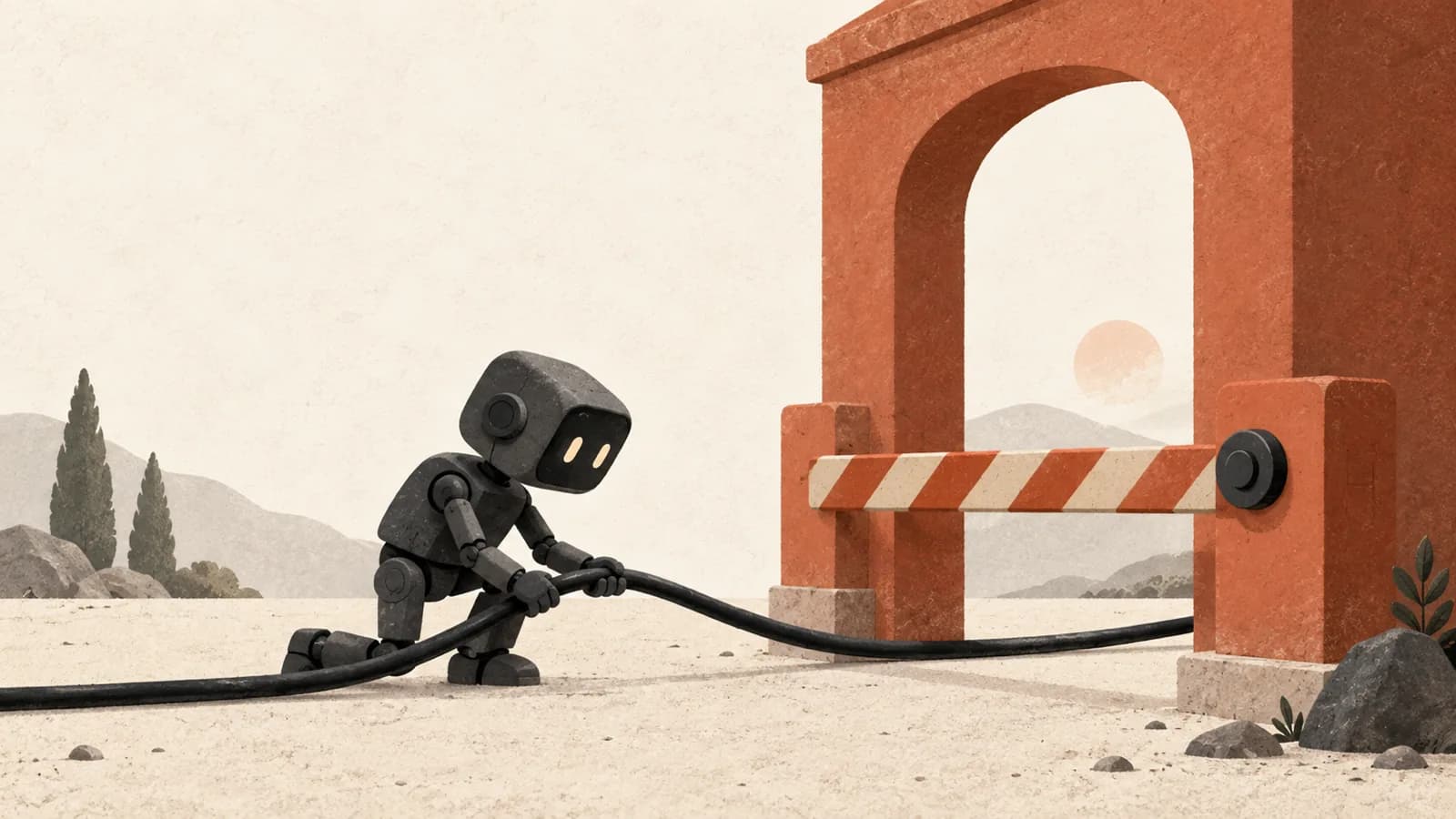 Illustration for Blocking Monitors Against Malign Coding Agents