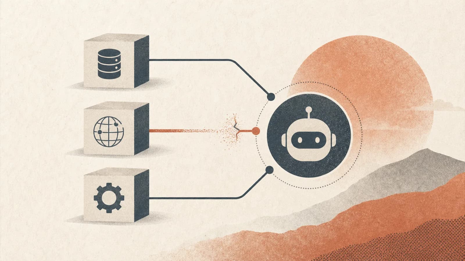 Illustration for Agent Supply Chain Risk