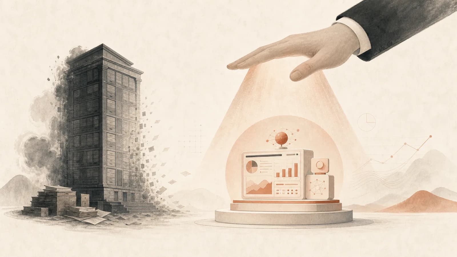 Illustration for The AI-Native Safe-Choice Inversion