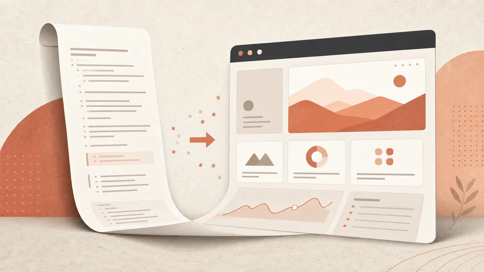 Illustration for HTML as the New Markdown