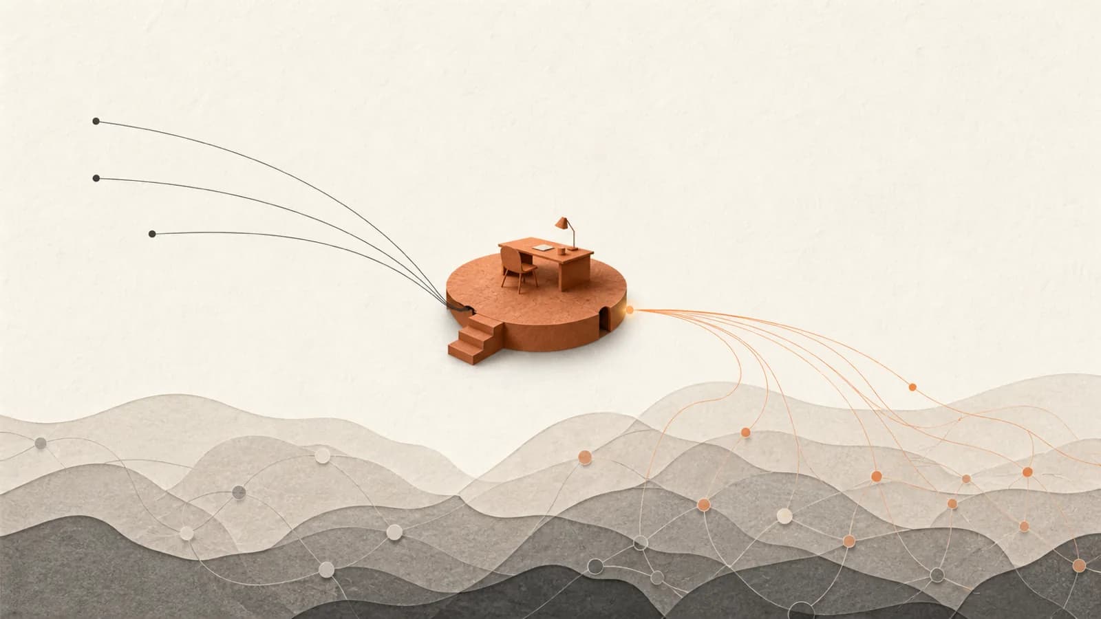 Illustration for The Global Workspace in Language Models (J-space)